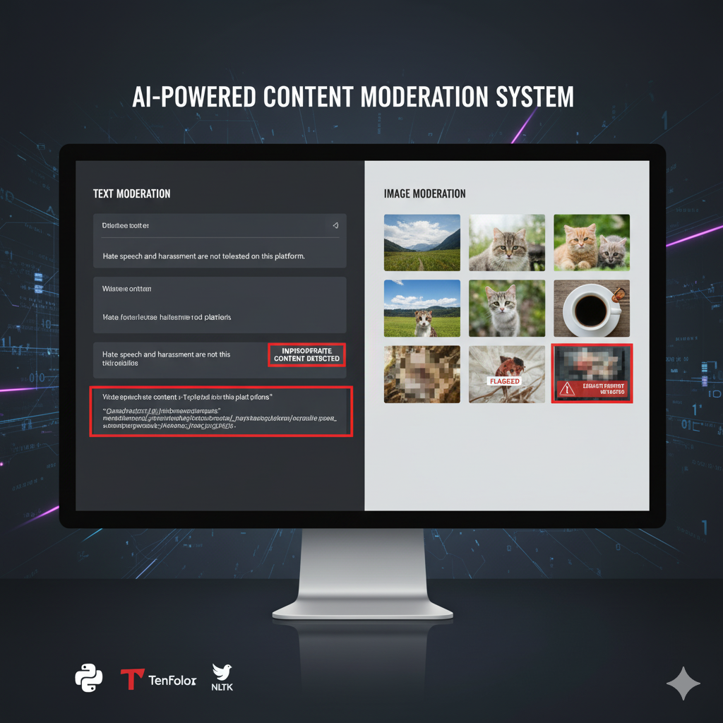 AI-Powered Content Moderation System (Text & Image)